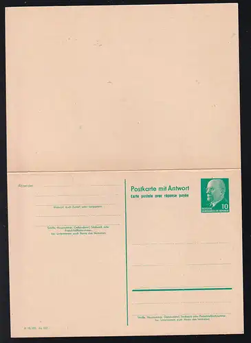 Walter Ulbricht 10 Pfg./10 Pfg.