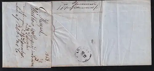 Zuffer 1 Gr. auf Brief mit K1 STARGARD I. POMM. 31.12.68 nach Torgelow