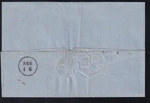 Zuffer 1 Gr. auf Briefhülle mit K2 BRONBERG 4.1.70 nach Goldbeck