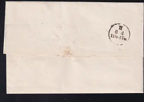 Zuffer 1 Gr. auf Brief mit K2 BROMBERG 5.4.71 nach Berlin