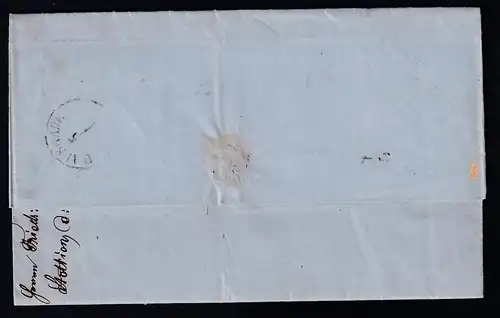 Zuffer 1 Gr. auf Brief mit K2 STETTIN 3.1.68