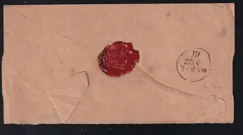 Zuffer 1 Gr. auf Briefe mit R2 GLEIWITZ 24.6. nach Berlin