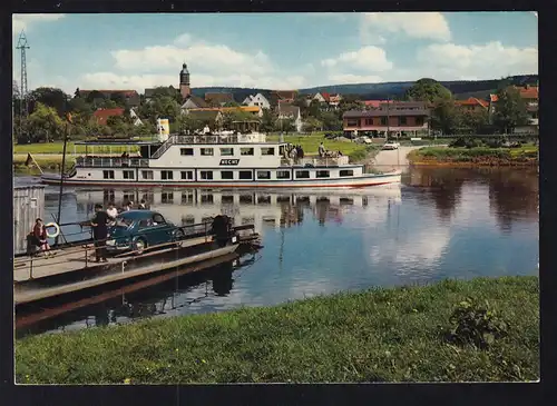 MS "Hecht" auf der Oberweser