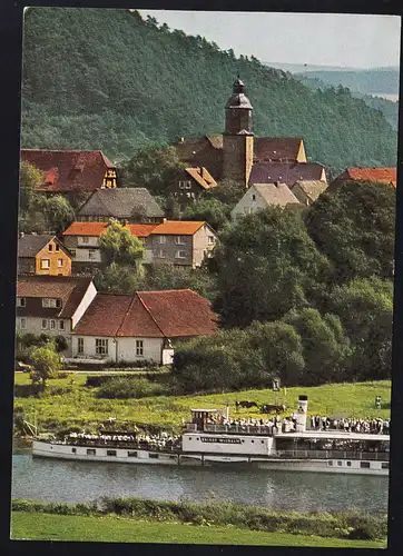 Dampfer "Kaiser Wilhelm" vor Lippoldsberg