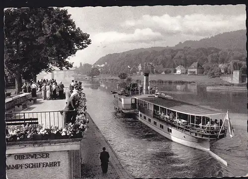 Dampfer "Kronprinz Wilhelm" Abfahrt in Hameln