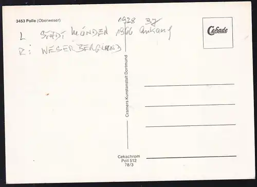 MS "Stadt Münden" vor Polle