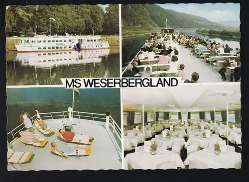 OSt. Holzminden 245.7.70 + K1 MOTORSCHIFF WESERBERGLAND auf CAK (MS Weserbergland)