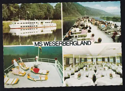 OSt. Bodenwerder 2.9.69+ K1 MOTORSCHIFF WESERBERGLAND auf CAK (MS Weserbergland)