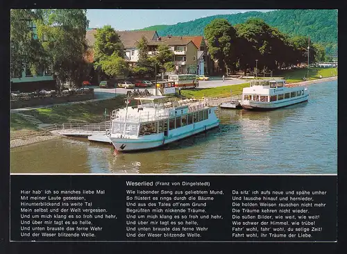 2 Motorschiffe und Weserlied