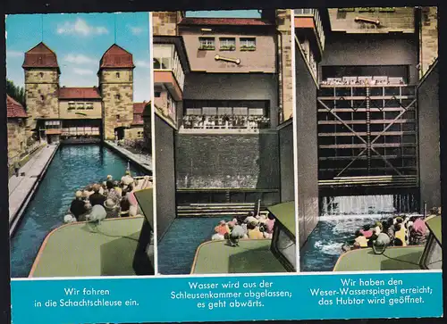 Minden (Westf.) Schachtschleuse 3 Bilder