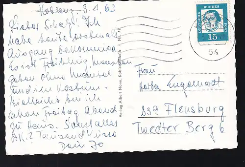 Dampfer "Vaterland" auf dem Rhein vor Ehrenbreitenstein