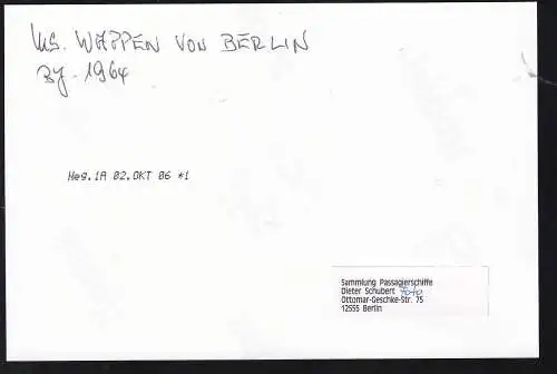 Foto MS "Wappen von Berlin"