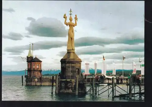 Konstanz (Bodensee) Hafenfigur "Imperia"