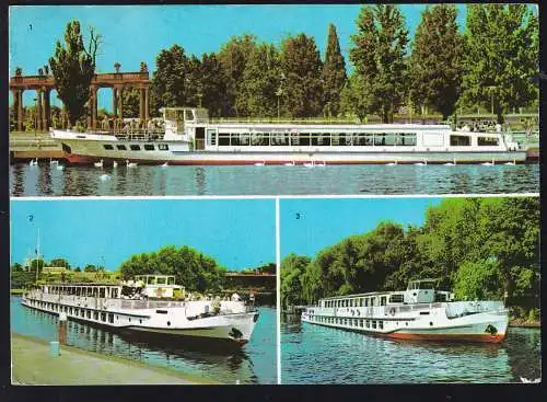 NS "Strandbad Ferch", MS "Cecilienhof" und MS "Sanssouci"