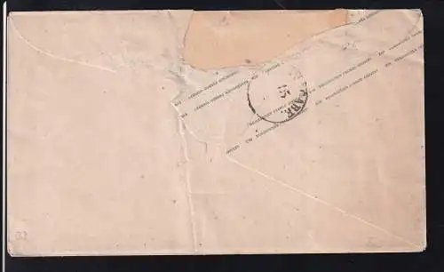 Wappen 1 Ngr. mit K2 LEIPZIG 14 FEB 67 nach Glauchau