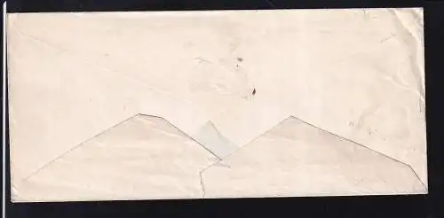 König Johann 2 Ngr. auf Brief mit Nummernstempel 1 + K2 DRESDEN 5 OCT 58 nach Dessau