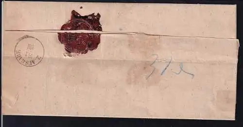 R2 CHEMNITZ 30 VIII 61 + R1 Recomandirt auf Behändigungsschein nach Geyer