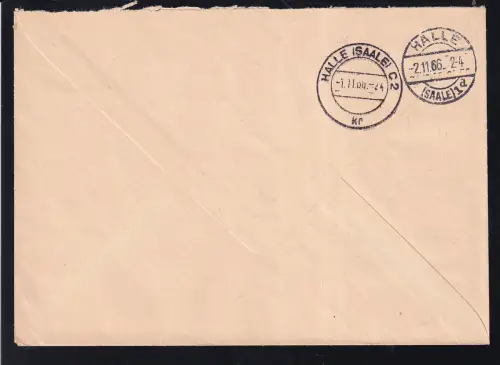 R3 HO-Kreisbetrieb 43 Quedlinburg ZKD auf Brief