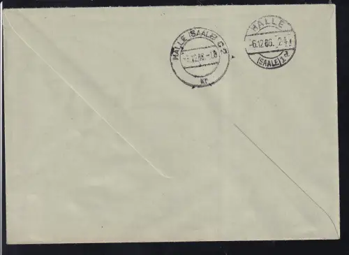 R3 HO Lebensmittel 42 MERSEBURG ZKD auf Brief