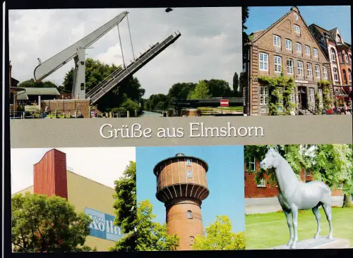 ELMSHORN 25336 DEUTSCHE POST ERLEBNIS BRIEFMARKEN Eröffnung der Hafenspange 6.9.2013 auf CAK (Grüße aus Elmshorn)