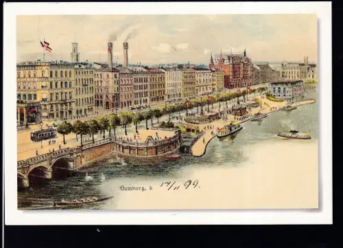 HAMBURG 20535 125 Jahre Hamburger Verein für Briefmarkenkunde e.VB. NORDPOSTA 2010 Alsterdampfer ST. GEORG 17.9.2010 auf CAK