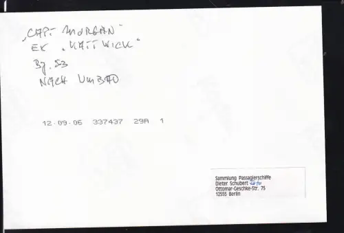 Foto MS "Capt. Morgan" ex MS "Kattwick"