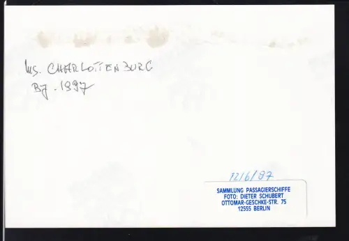 Foto MS "Charlottenburg"