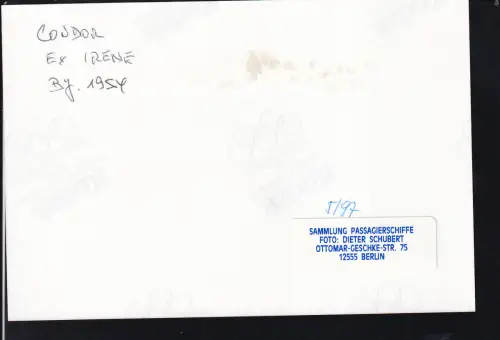 Foto MS "Condor" ex MS "Rene""