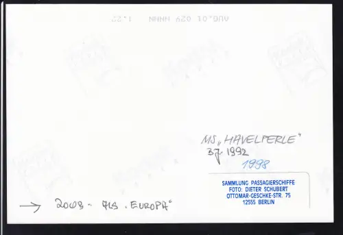 Foto MS "Havelperle"