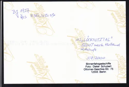 Foto MS "Löcknitztak