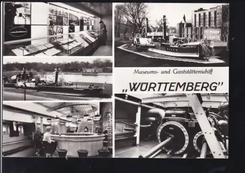 Museums- und Gaststättenschiff "Württemberg" (5Bilder), Karte beschrieben