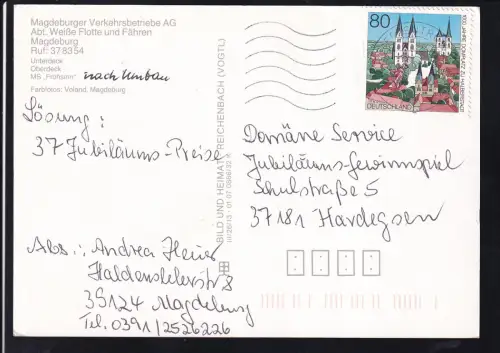 MS "Frohsinn" Weiße Flotte Magdeburg