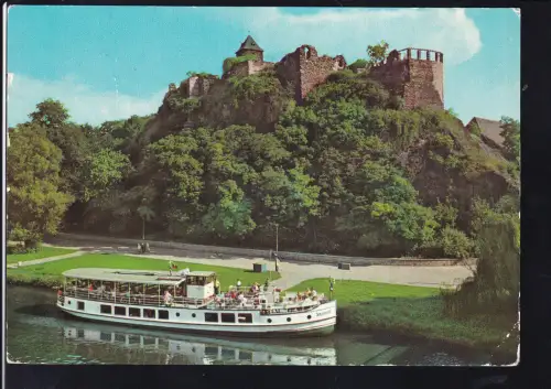 MS "Saaletal" vor Burg Giebichenstein