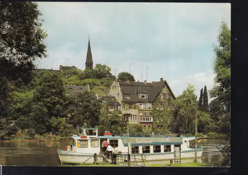 MS "Moritzburg" an der Anlegestelle der Weißen Flotte HalleFrogsinn" vor Magdeburg