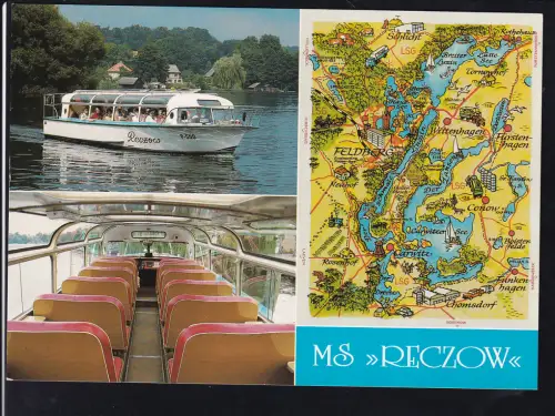 MS "Reczow" Feldberger See, 3 Bilder