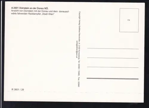 RD "Stadt Wien" vor Dürnstein