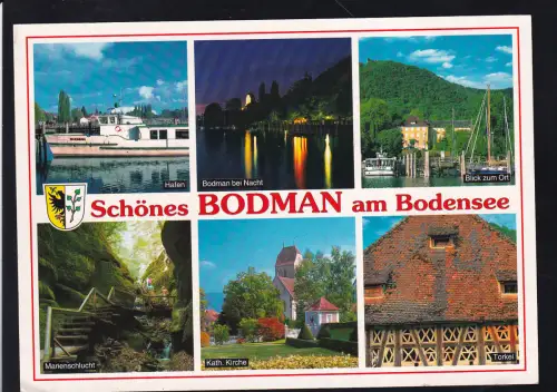 OSt. Überlingen 15.6.04 + Cachet MS Bodmann auf CAK (Bodman)