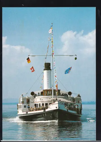 FRIEDRICHSHAFEN 1 7990 Bundestag des BDPh-Prersseempfang Bodenseeschiff FRIEDRICHSHAFEN 4.10.1990 + Cachet DS Hohentwil auf CAK (RD Hohentwil)