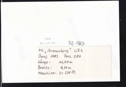 Foto MS "Arenenberg"