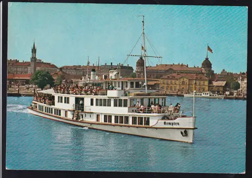 MS "Kempten" in Konstanz, mit Blanko-Stempel