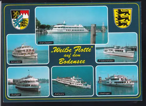 Weiße Flotte am Bodensee, 6 Schiffe