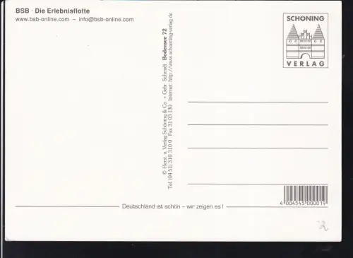 BSB Die Erlebnisflotte, 6 Schiffe