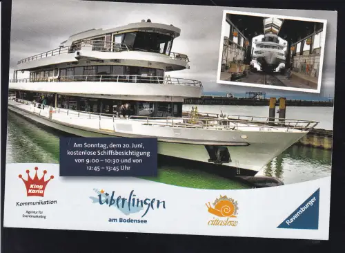 MS "Überlingen" werbekarte
