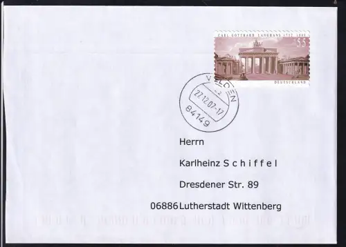 Brandenburger Tor Berlin auf FDC