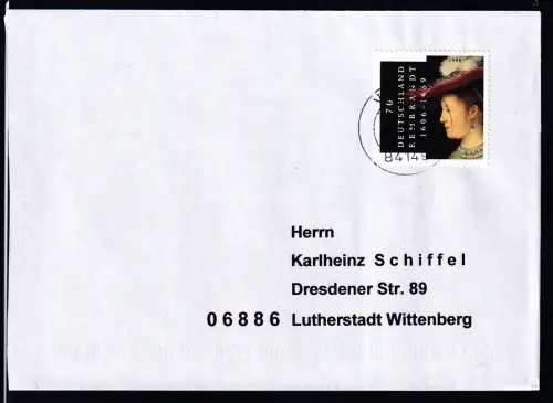 400. Geburtstag von Rembrandt auf FDC
