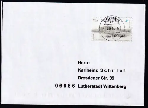 225. Geburtstag von Karl Friedrich Schinkel auf FDC