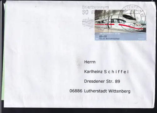 Wohlfahrt 2006 Eisenbahnen auf Brief