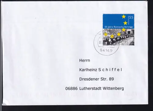 50 Jahre Römische Verträge auf FDC