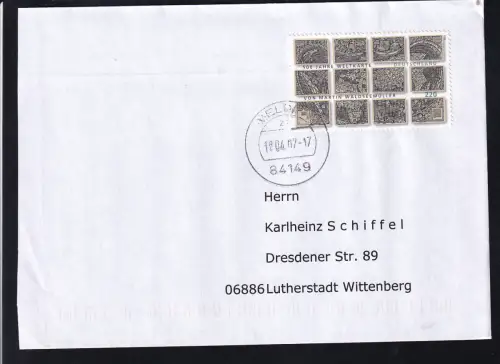 500 Jahre Weltkarte von Martin Waldseemüller auf FDC