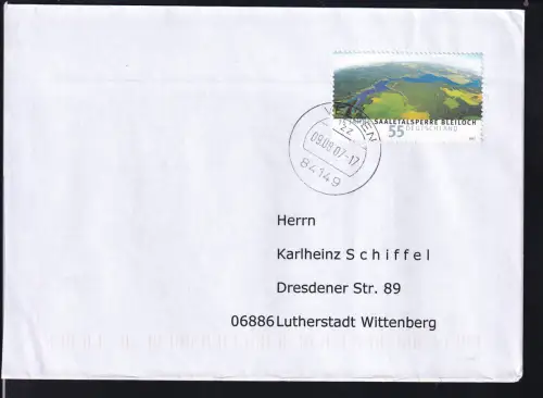 75 Jahre Bleiloch-Talsperre auf FDC 